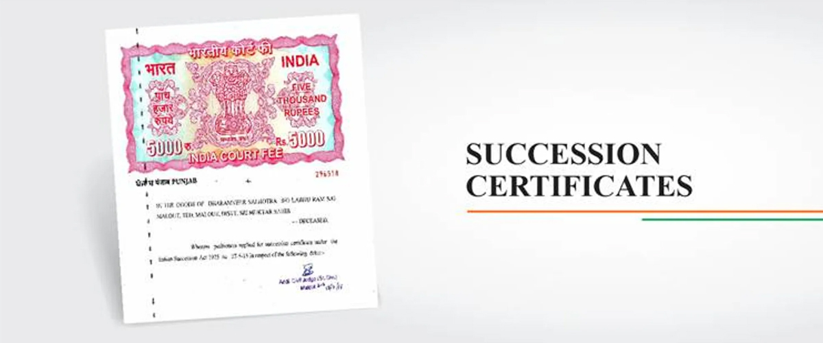 Succession Certificate Services
